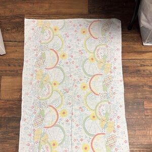 Vintage baby receiving blanket 1990s